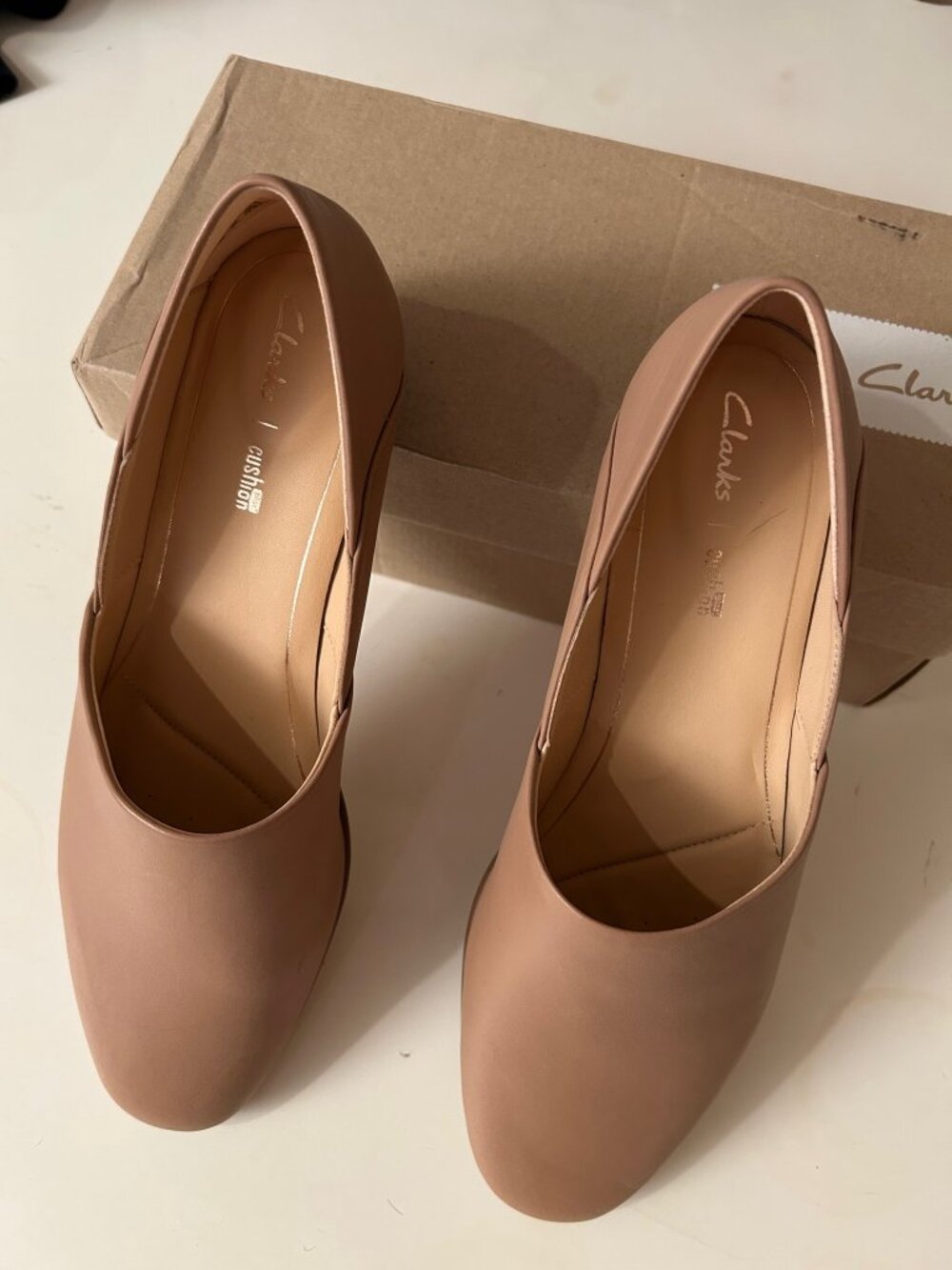 Clarks flats - Nude/Cream